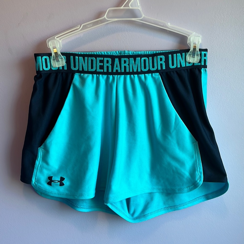 Blue Under Armor Athletic Shorts (with Pockets!)